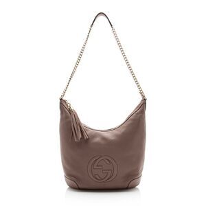 Gucci Leather Soho Chain Medium Hobo